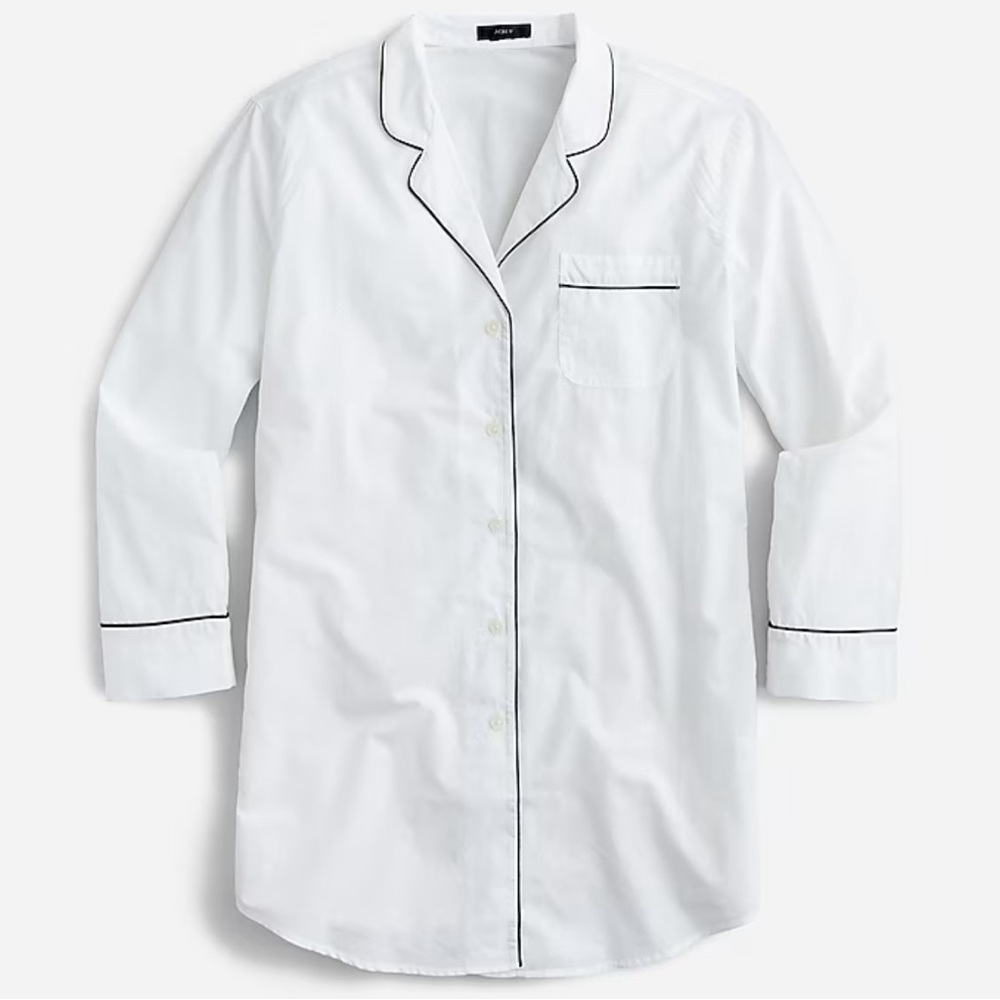 JCrew End on End Cotton Nightshirt